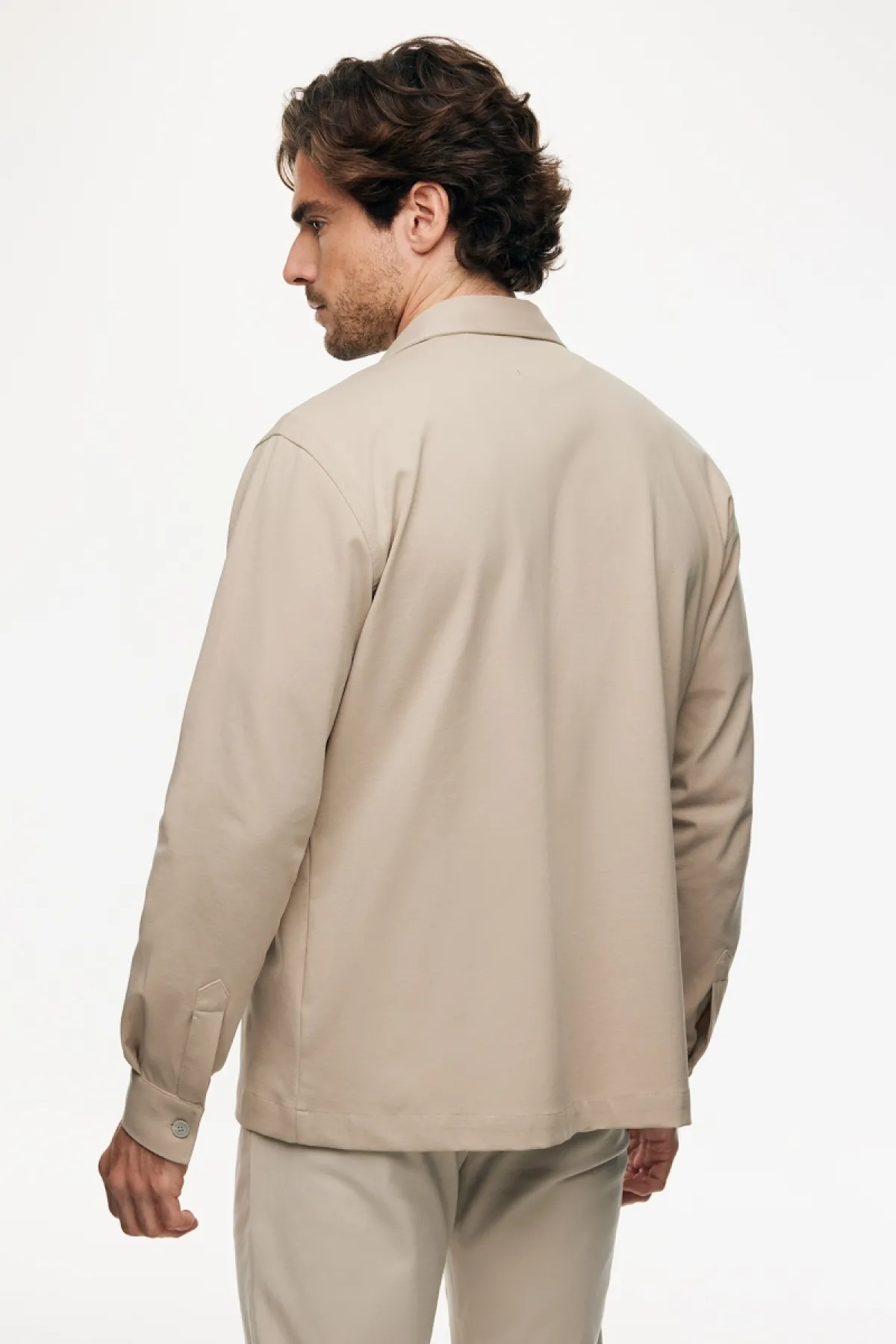 Dynamic overshirt | Beige