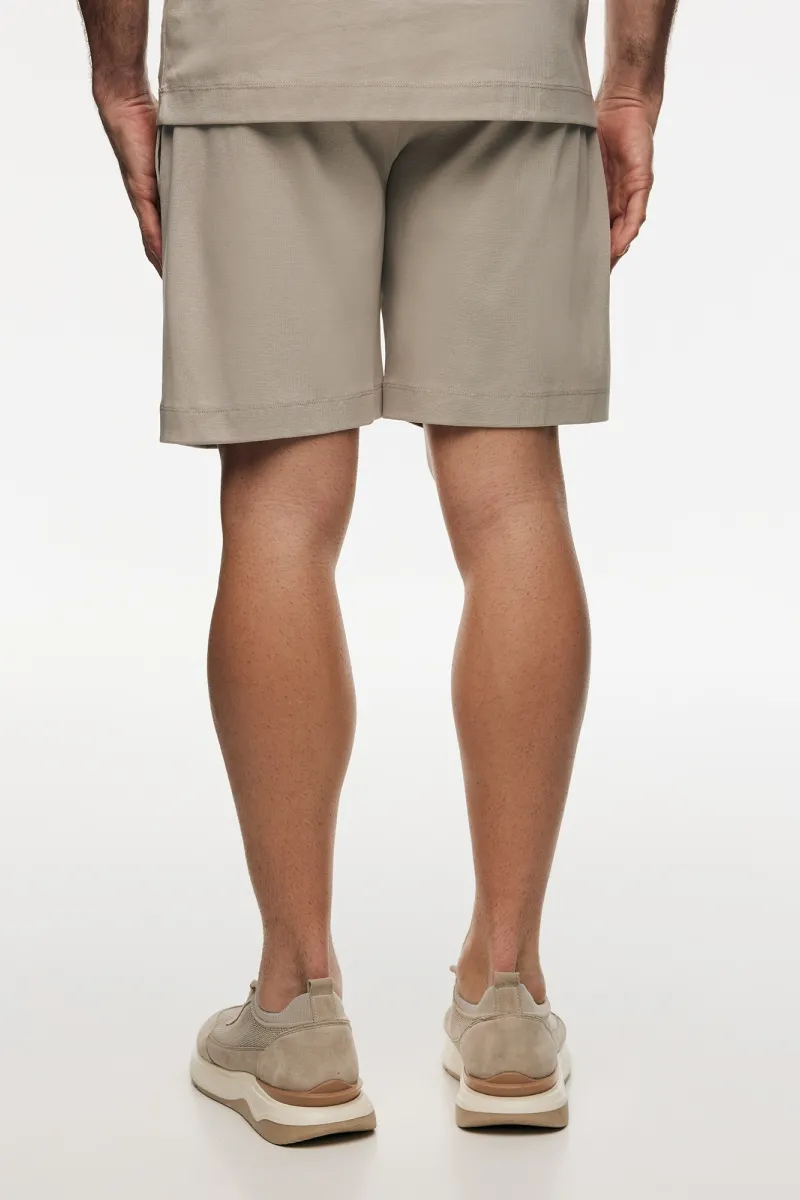 Cotton Shorts | Beige