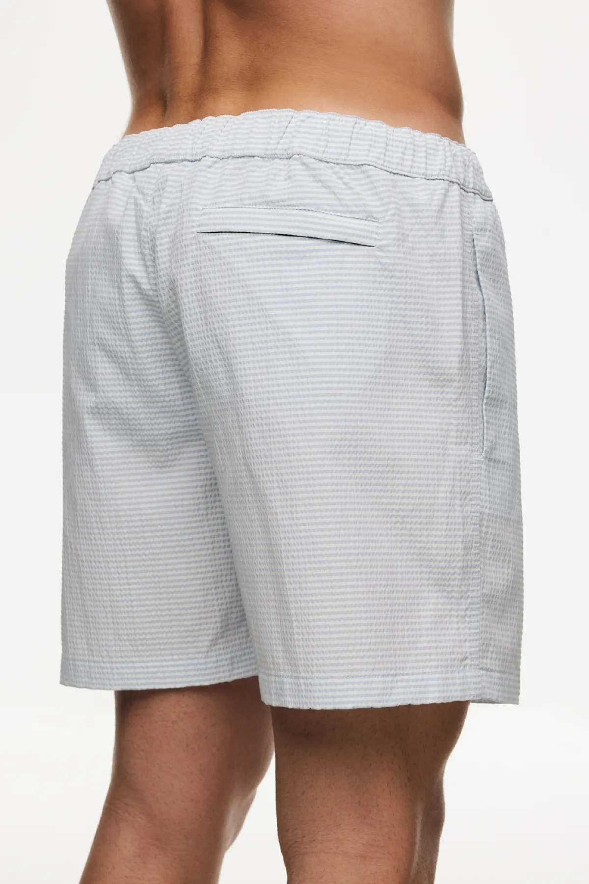 Lipari Zwembroek | Lichtblauw Gestreept