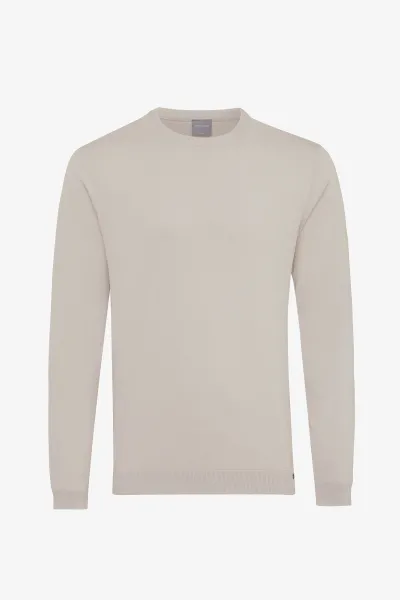 Round neck | Beige
