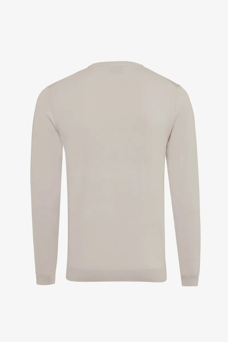 Round neck | Beige