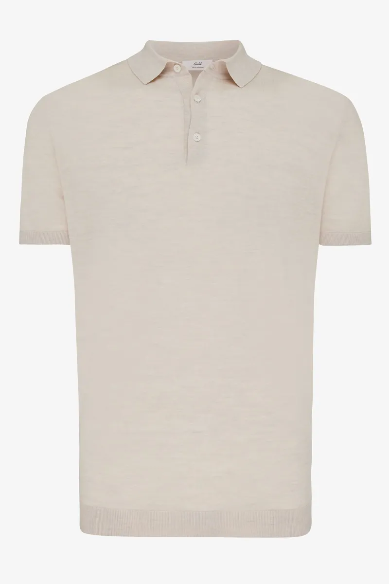 Gold polo | Beige