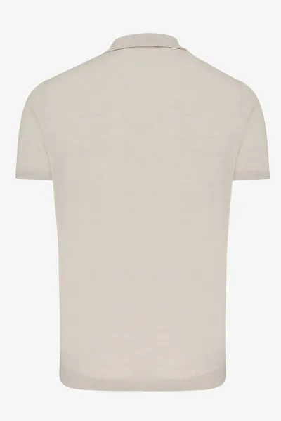 Gold polo | Beige