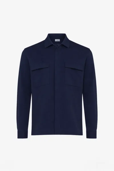 Gold Overshirt | Donkerblauw