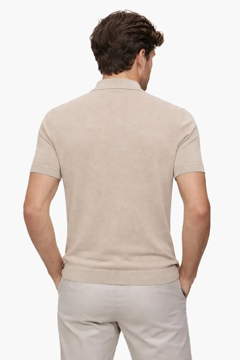 Gebreide Polo | Bruin