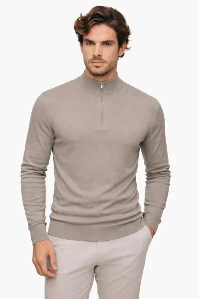 Merino Turtle Zip | Bruin
