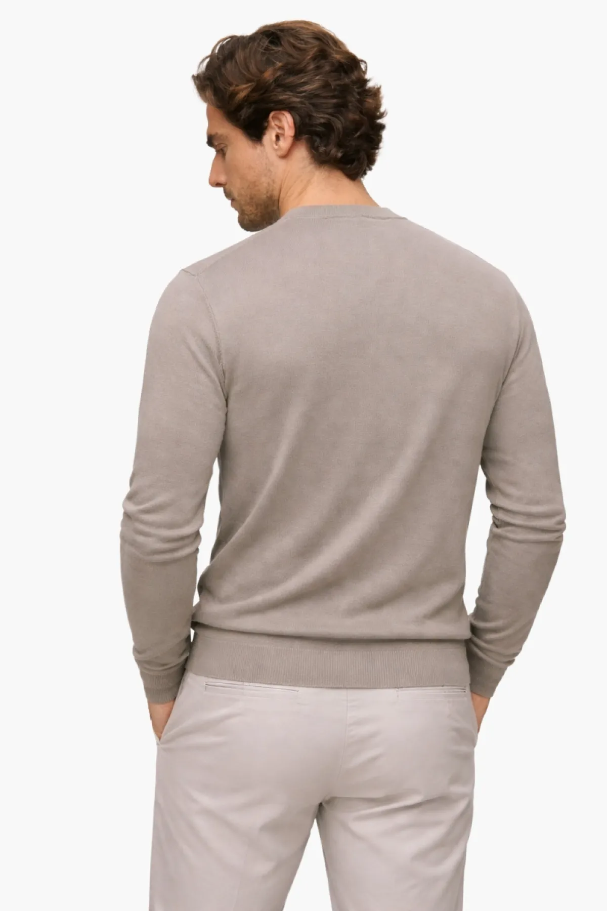 Roundneck Trui | Bruin