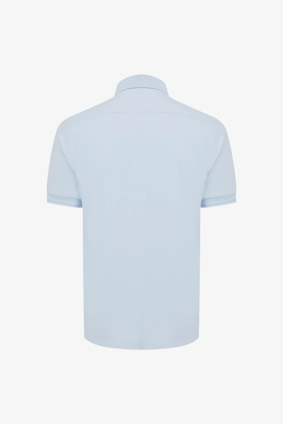 Button Polo | Lichtblauw