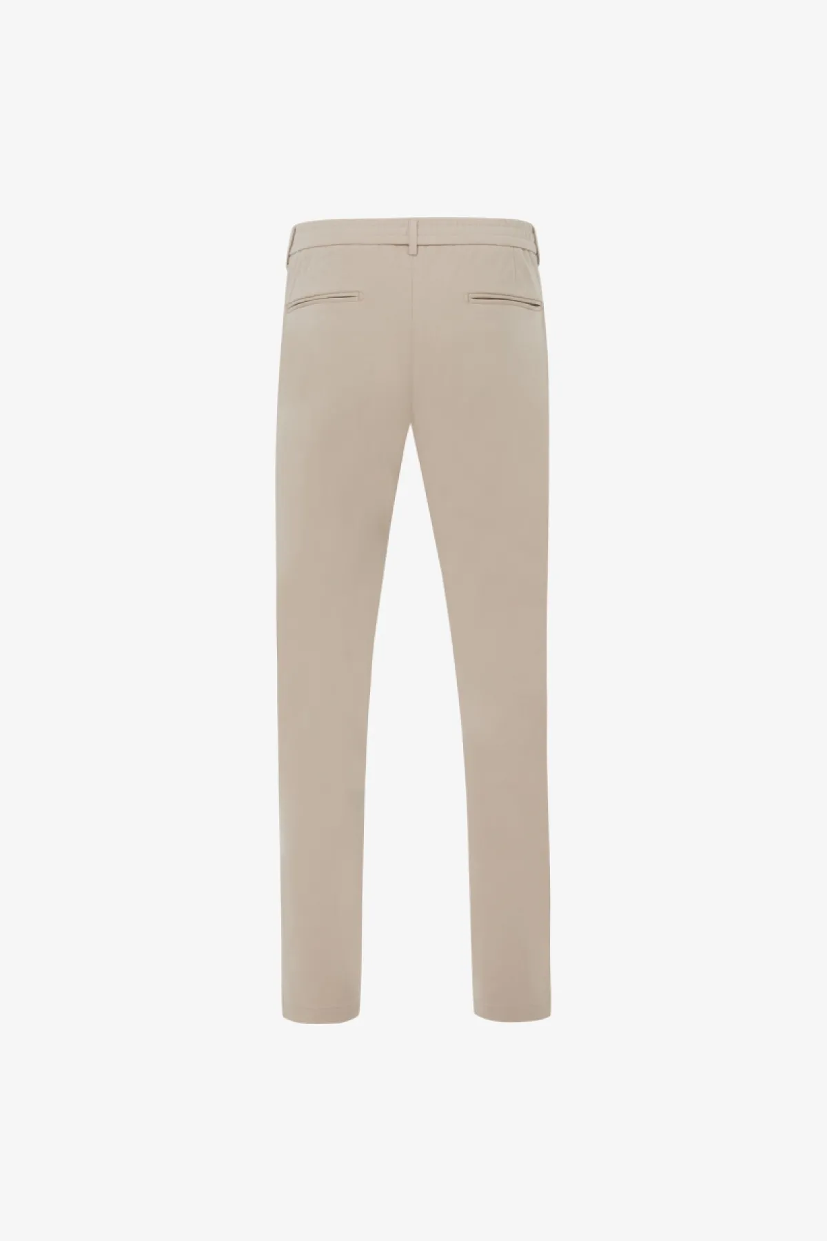 Cotton Blend Trousers | Beige
