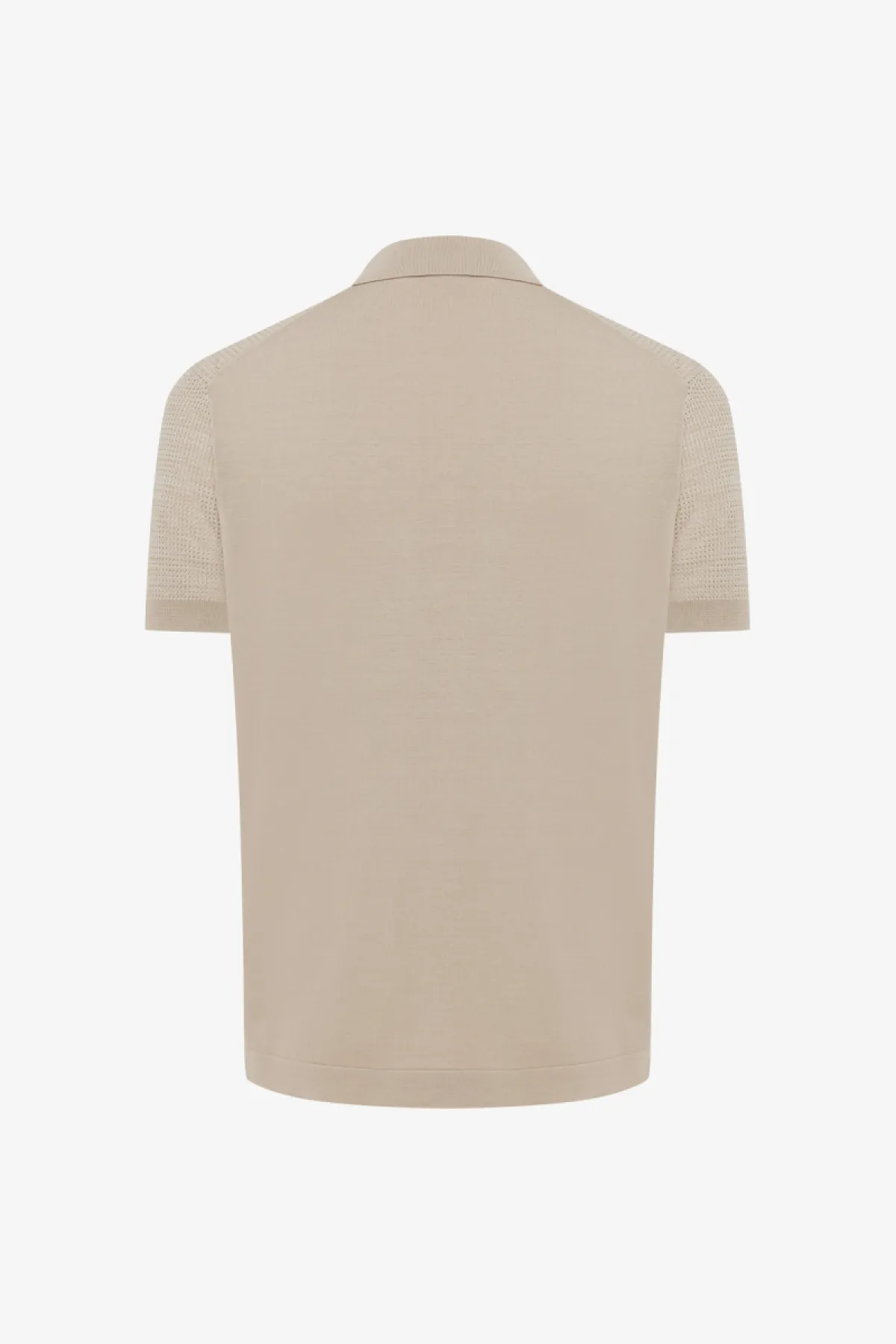 Crochet Polo | Beige