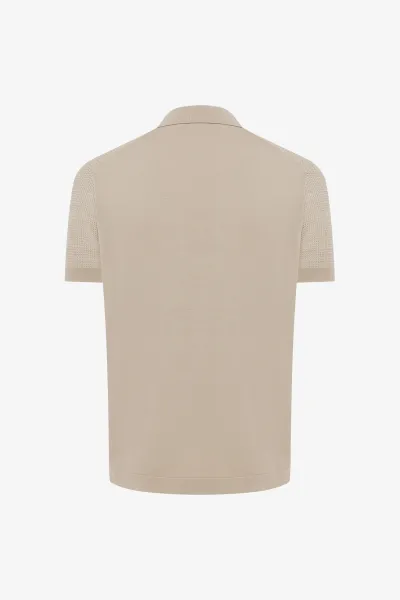 Crochet Polo | Beige