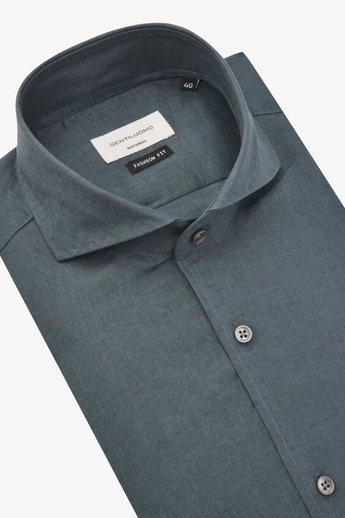 Linnen Overhemd | Grijs