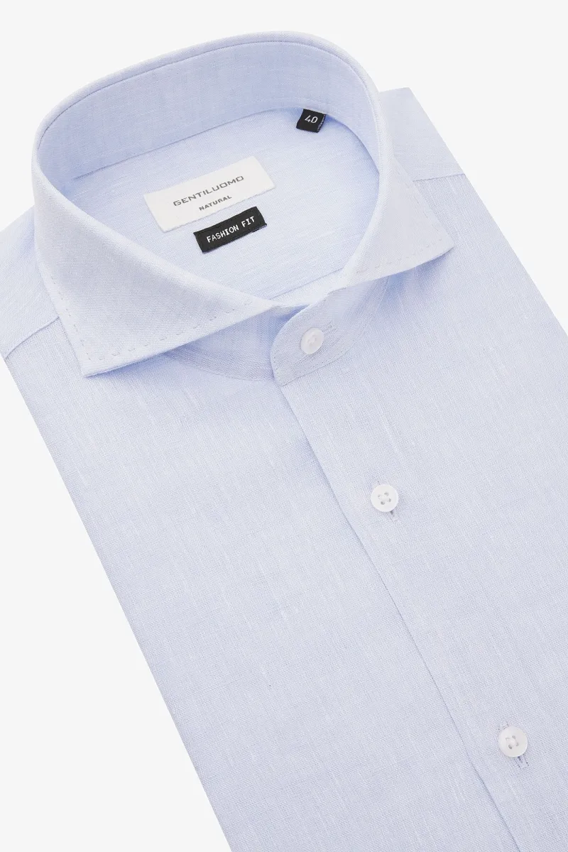 Linnen Overhemd | Lichtblauw