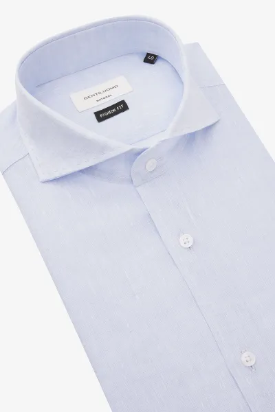 Linnen Overhemd | Lichtblauw