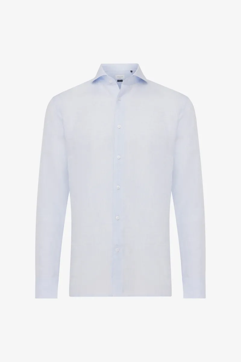 Linnen Overhemd | Lichtblauw