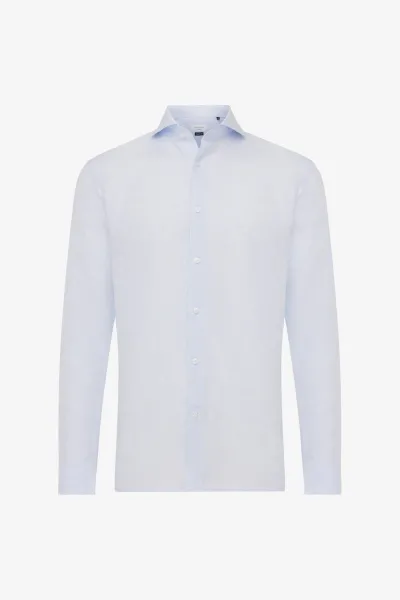 Linnen Overhemd | Lichtblauw