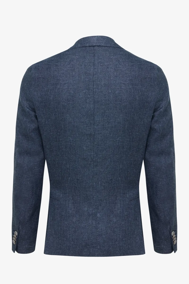 Linnen Colbert - Donkerblauw