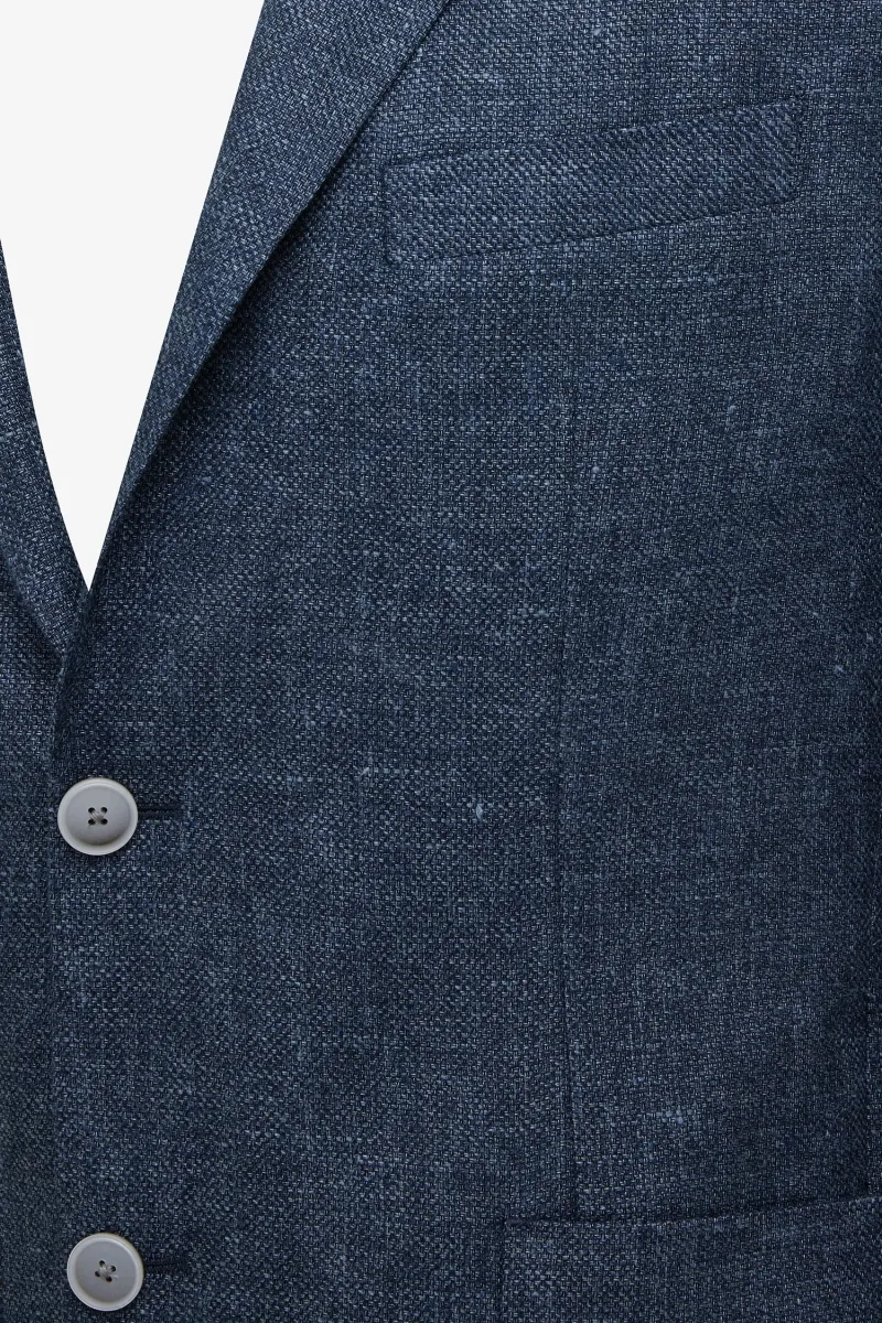 Linnen Colbert - Donkerblauw