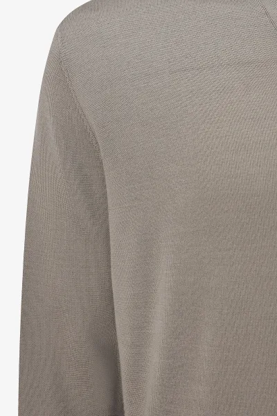 Long Sleeve Polo | Taupe