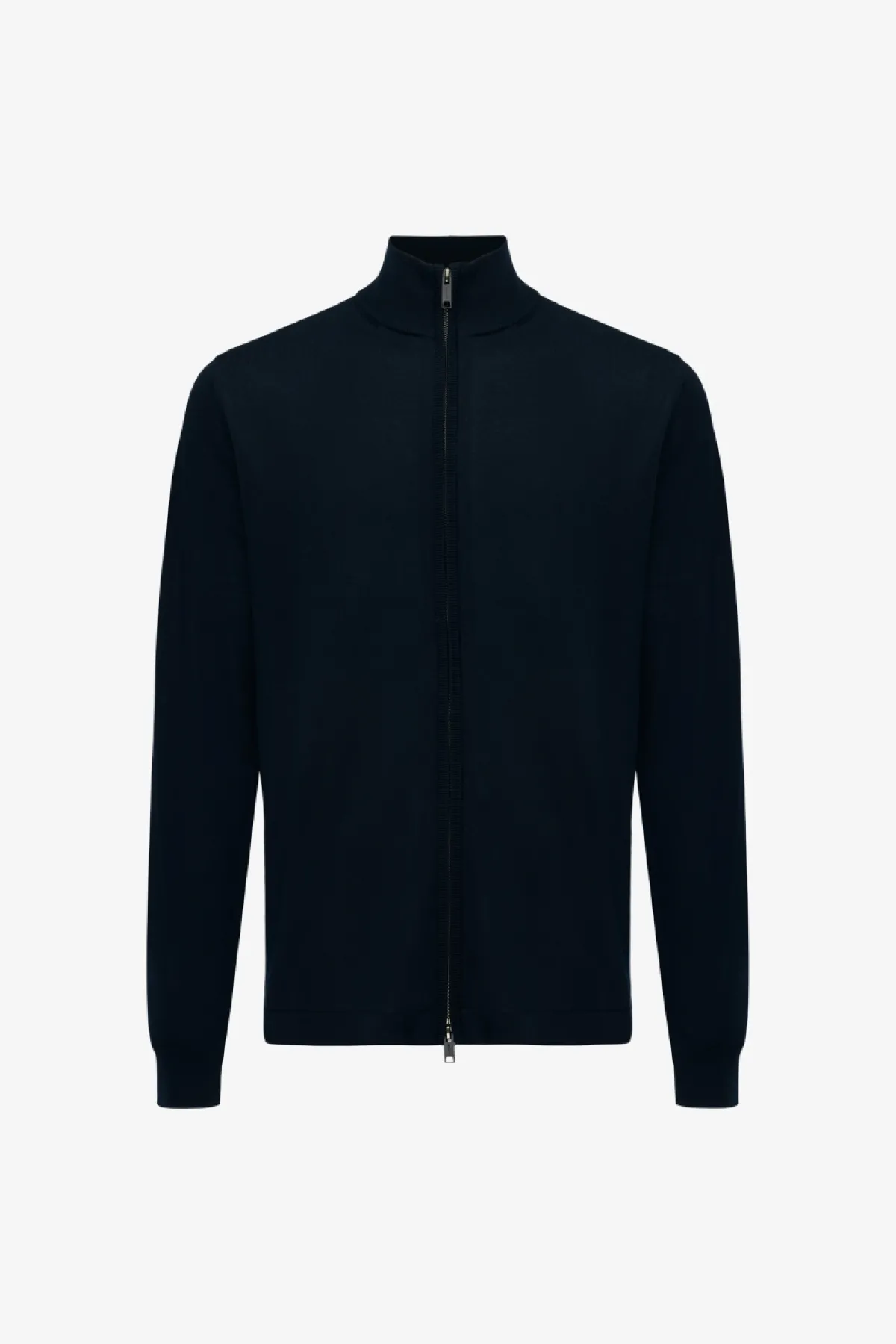 Turtle Zip Cardigan | Donkerblauw