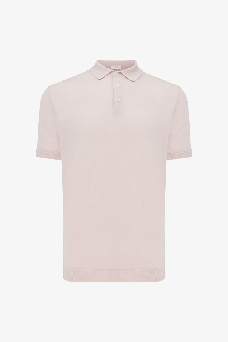Button Polo | Roze