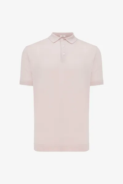 Button Polo | Roze