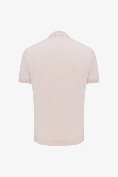 Button Polo | Roze