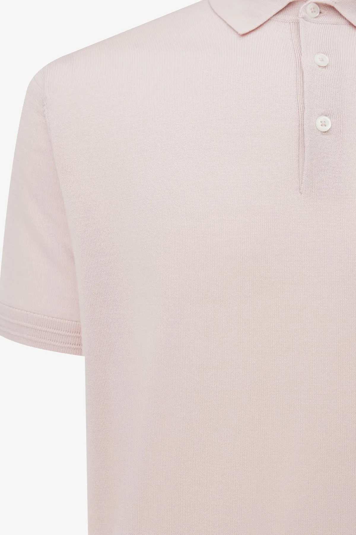 Button Polo | Roze