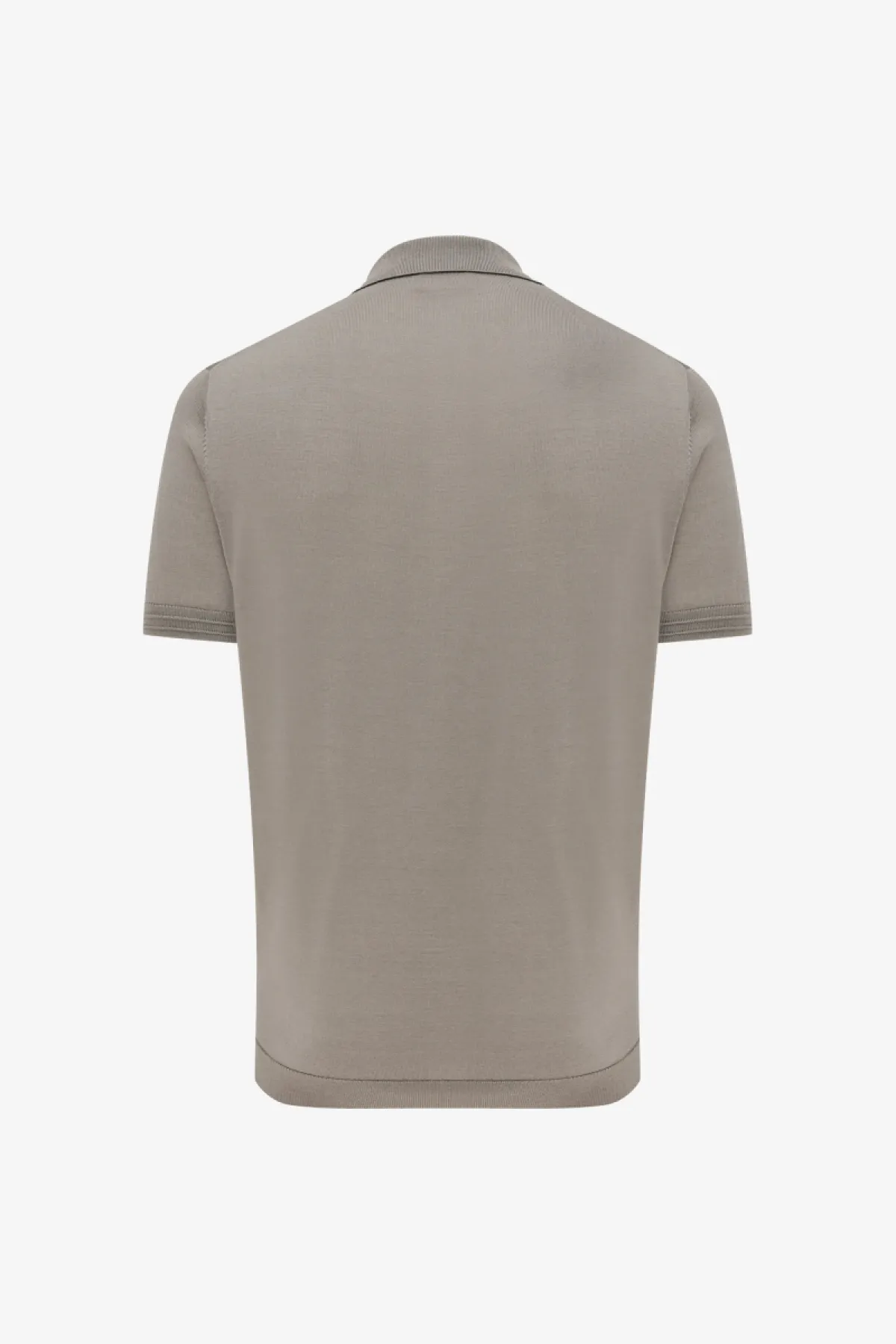 Button Polo | Taupe