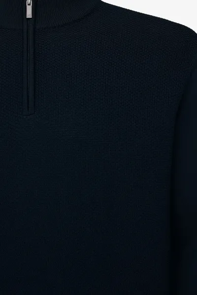 Turtle Half Zip | Donkerblauw
