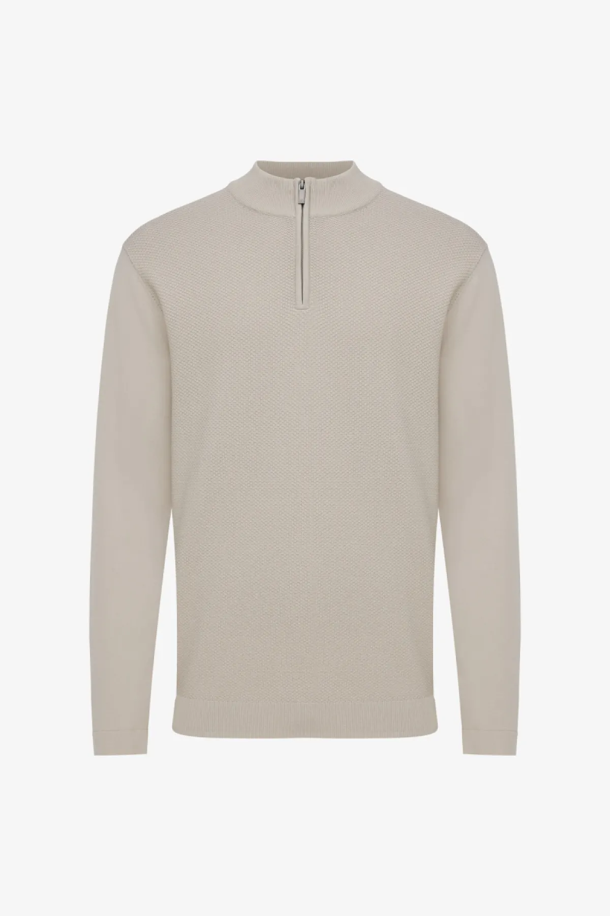 Turtle Half Zip | Beige