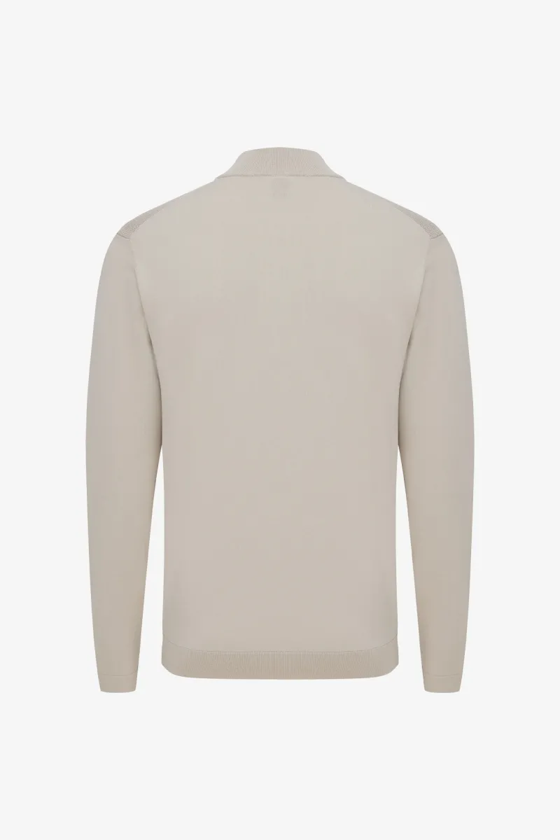 Turtle Half Zip | Beige