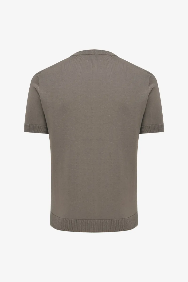 Roundneck T-shirt | Taupe