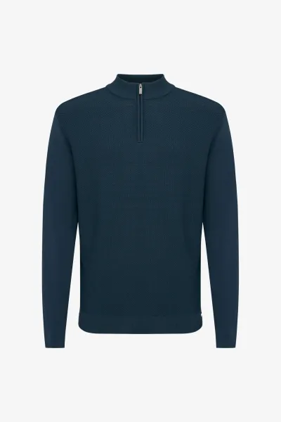 Turtle Half Zip | Blauw