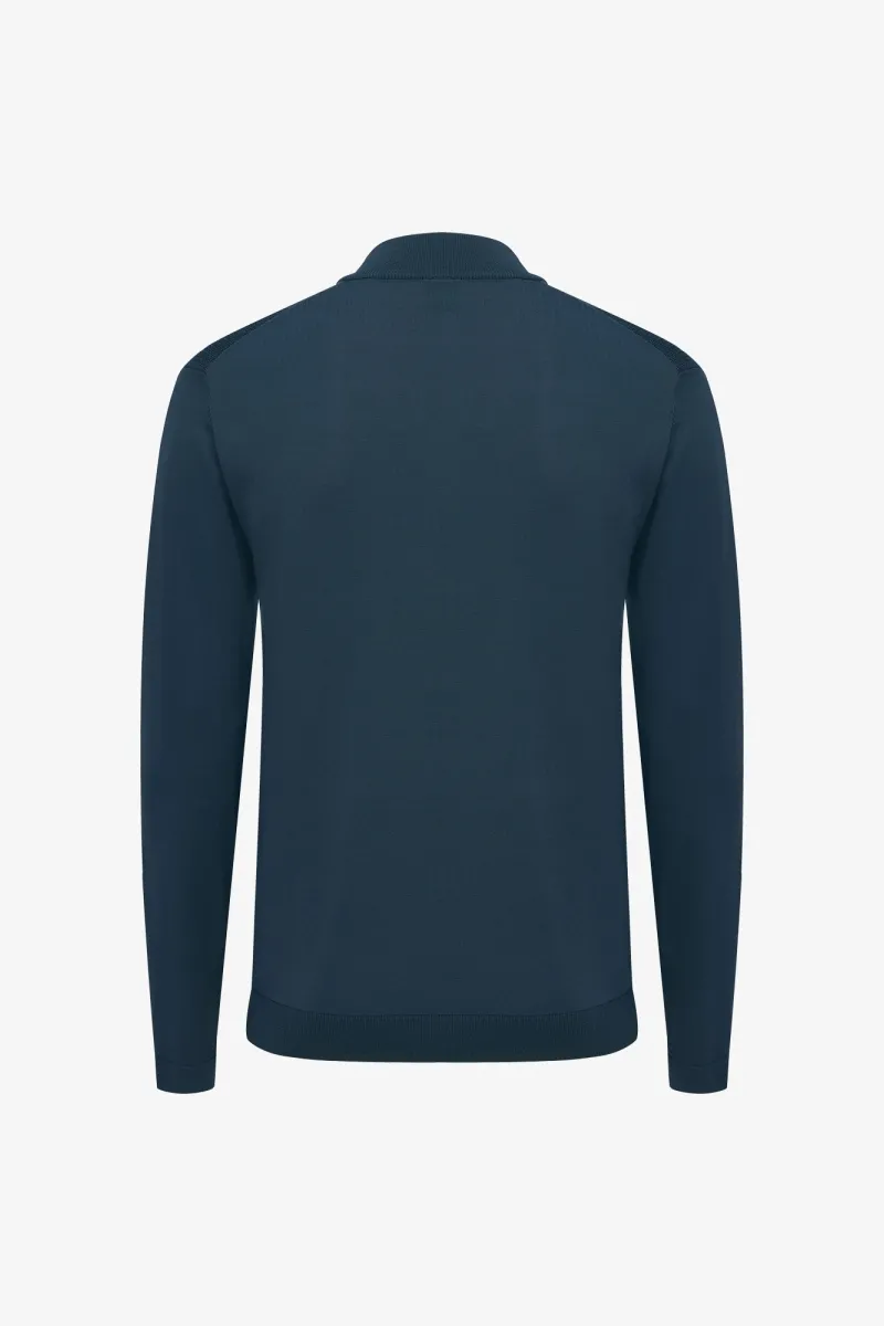 Turtle Half Zip | Blauw