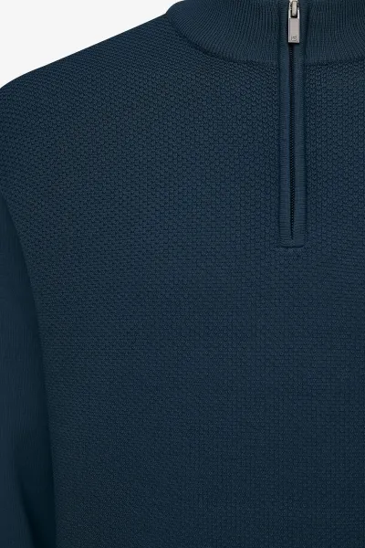 Turtle Half Zip | Blauw