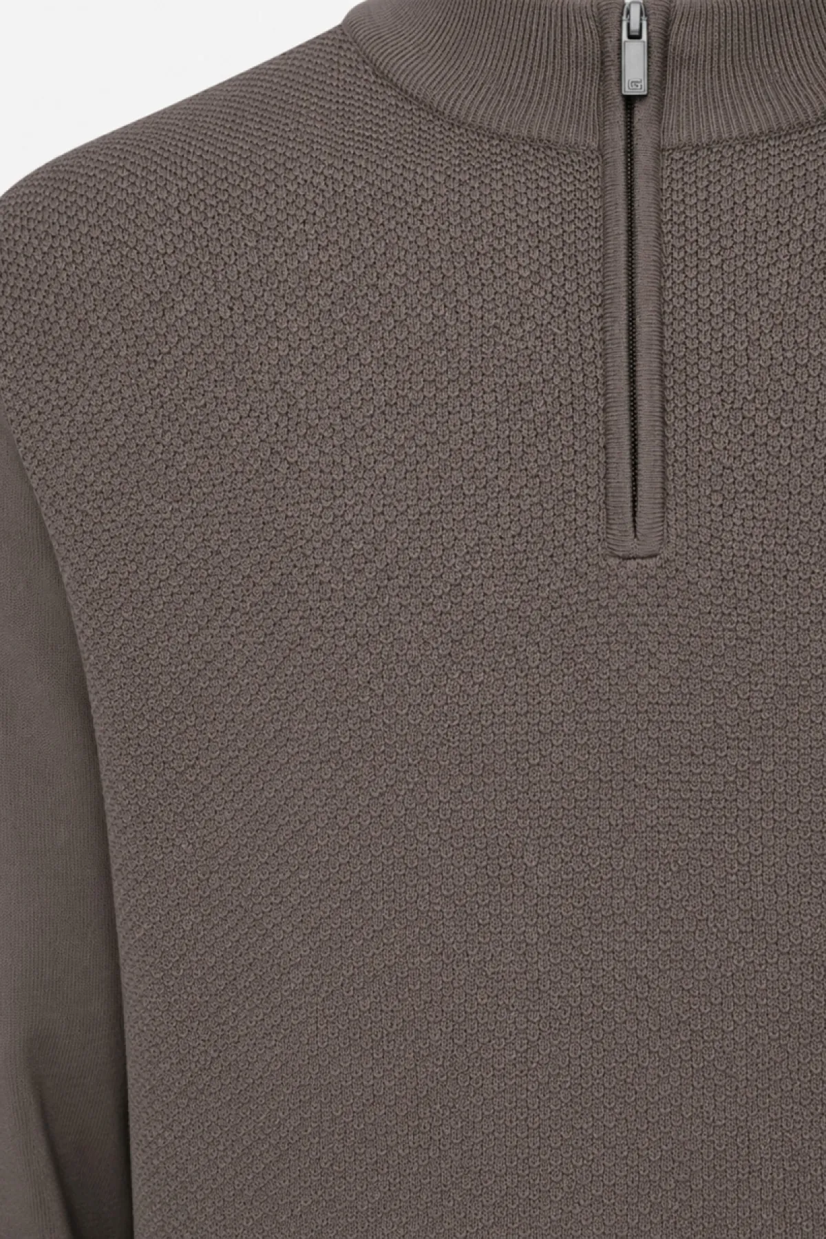 Turtle Half Zip | Taupe
