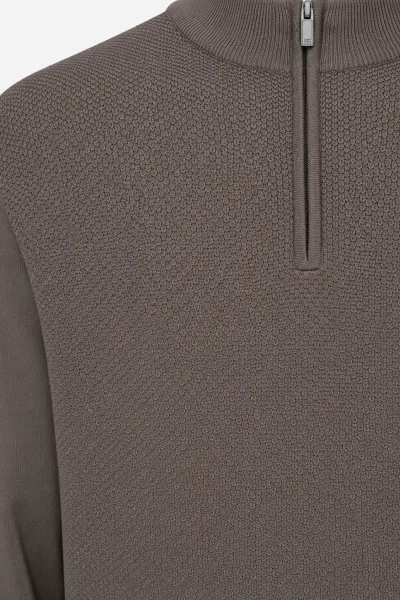 Turtle Half Zip | Taupe