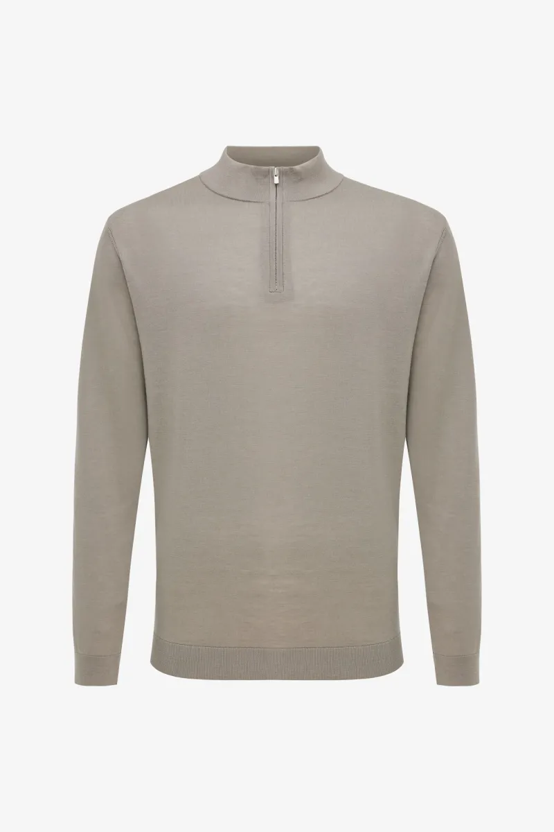 Turtle Zip | Light Taupe