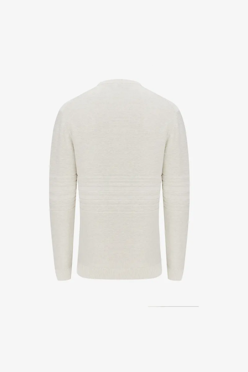 Textured Roundneck | Off White