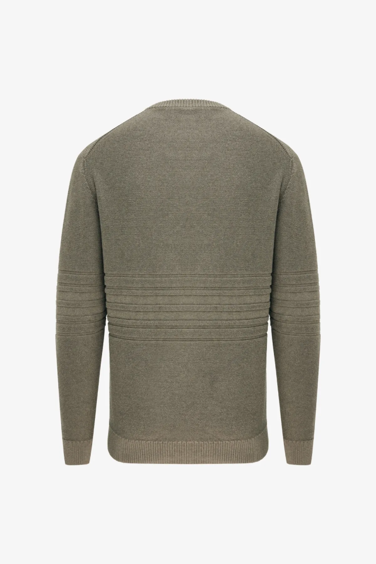 Textured Roundneck | Groen