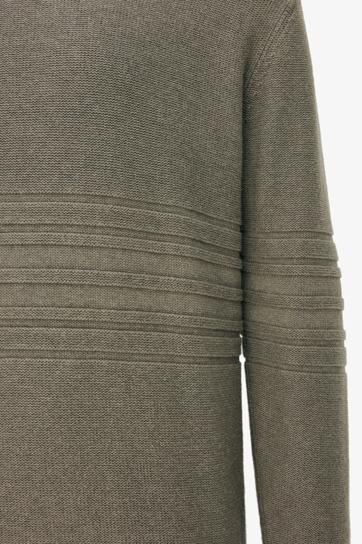 Textured Roundneck | Groen
