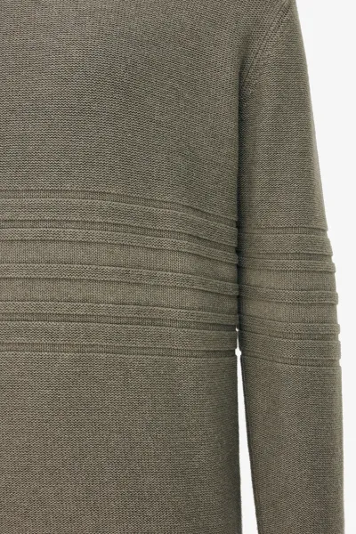 Textured Roundneck | Groen