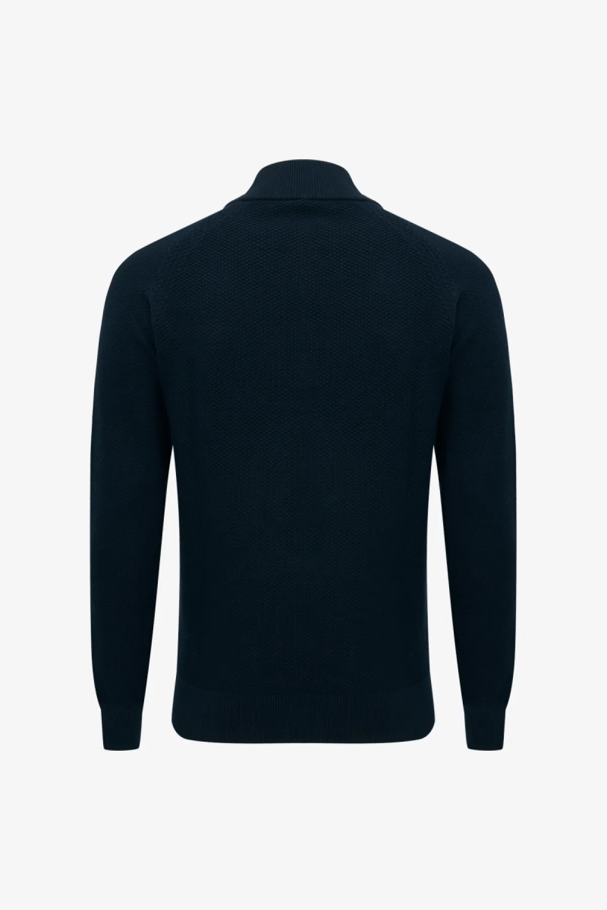 Structured Turtle Zip | Donkerblauw