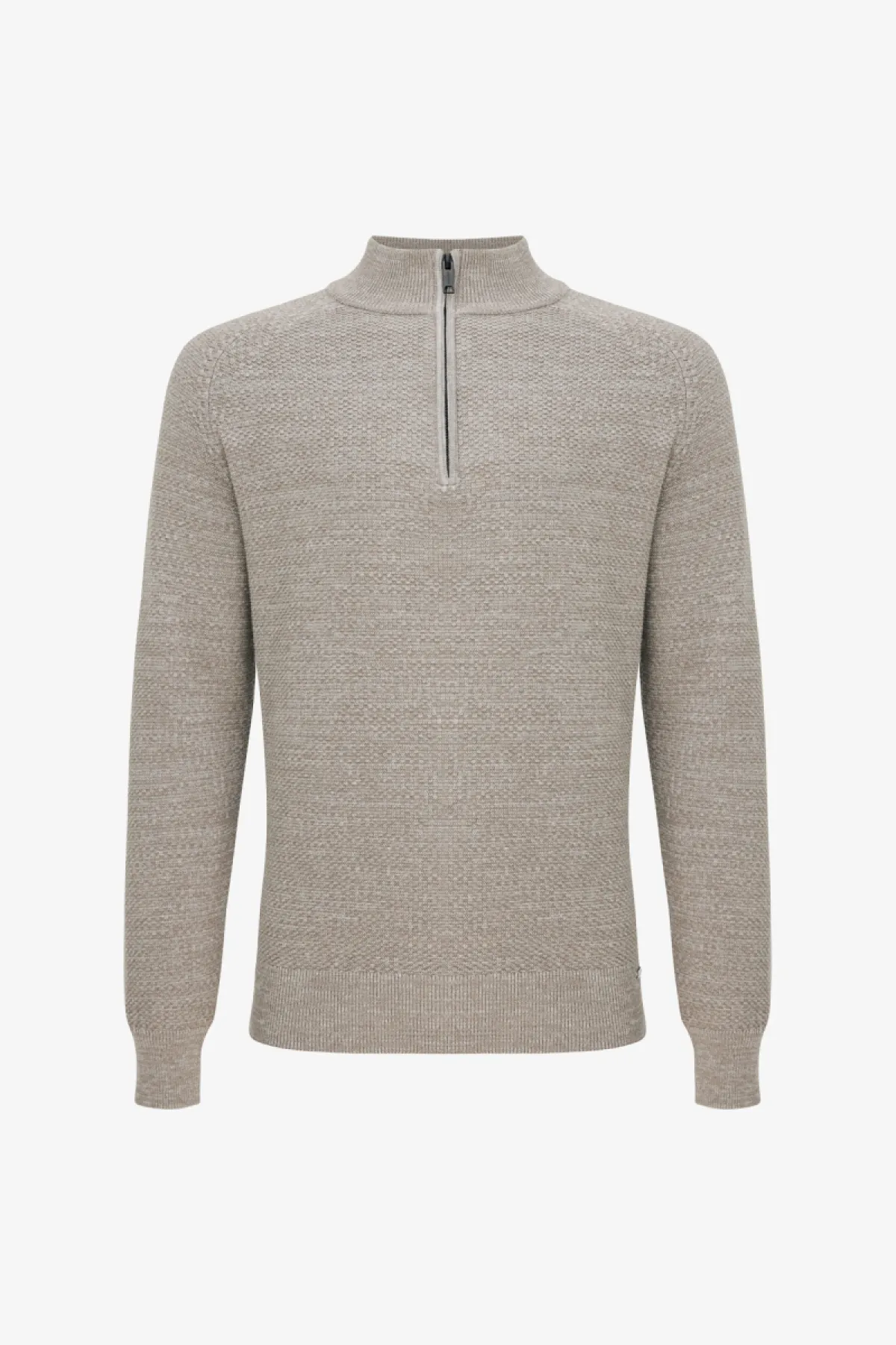 Structured Turtle Zip | Beige