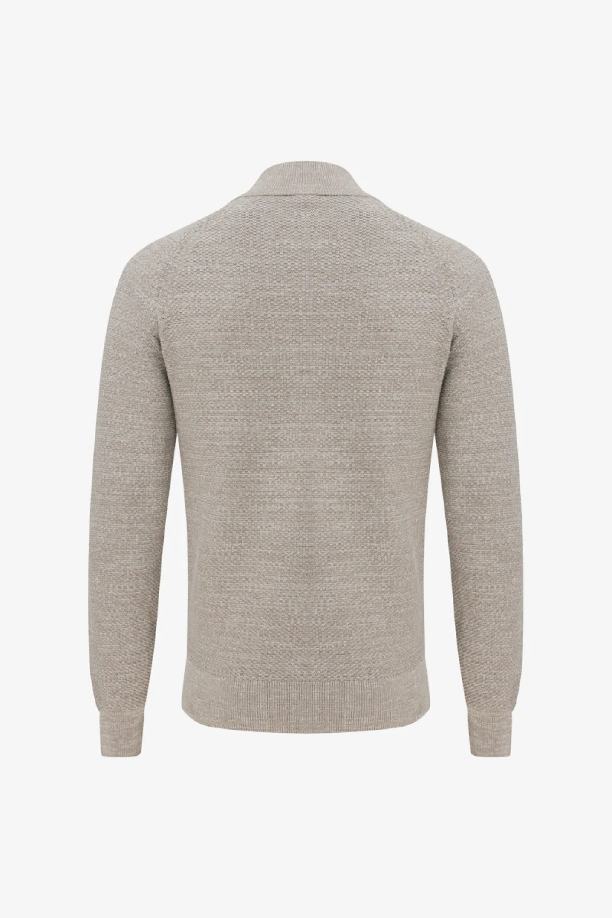 Structured Turtle Zip | Beige