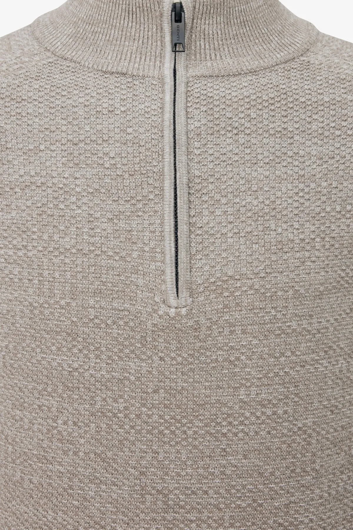 Structured Turtle Zip | Beige