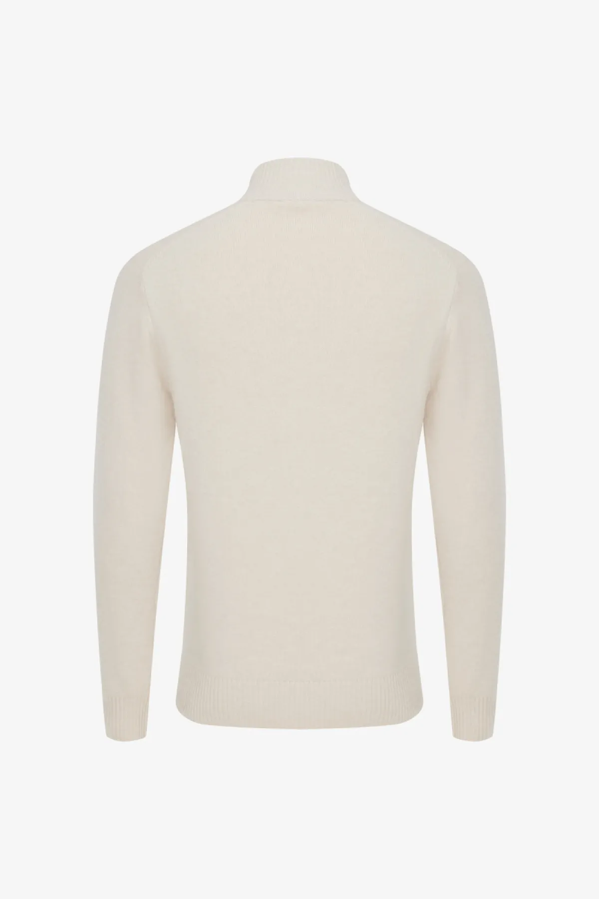 Buttoned Turtle Zip | Off White