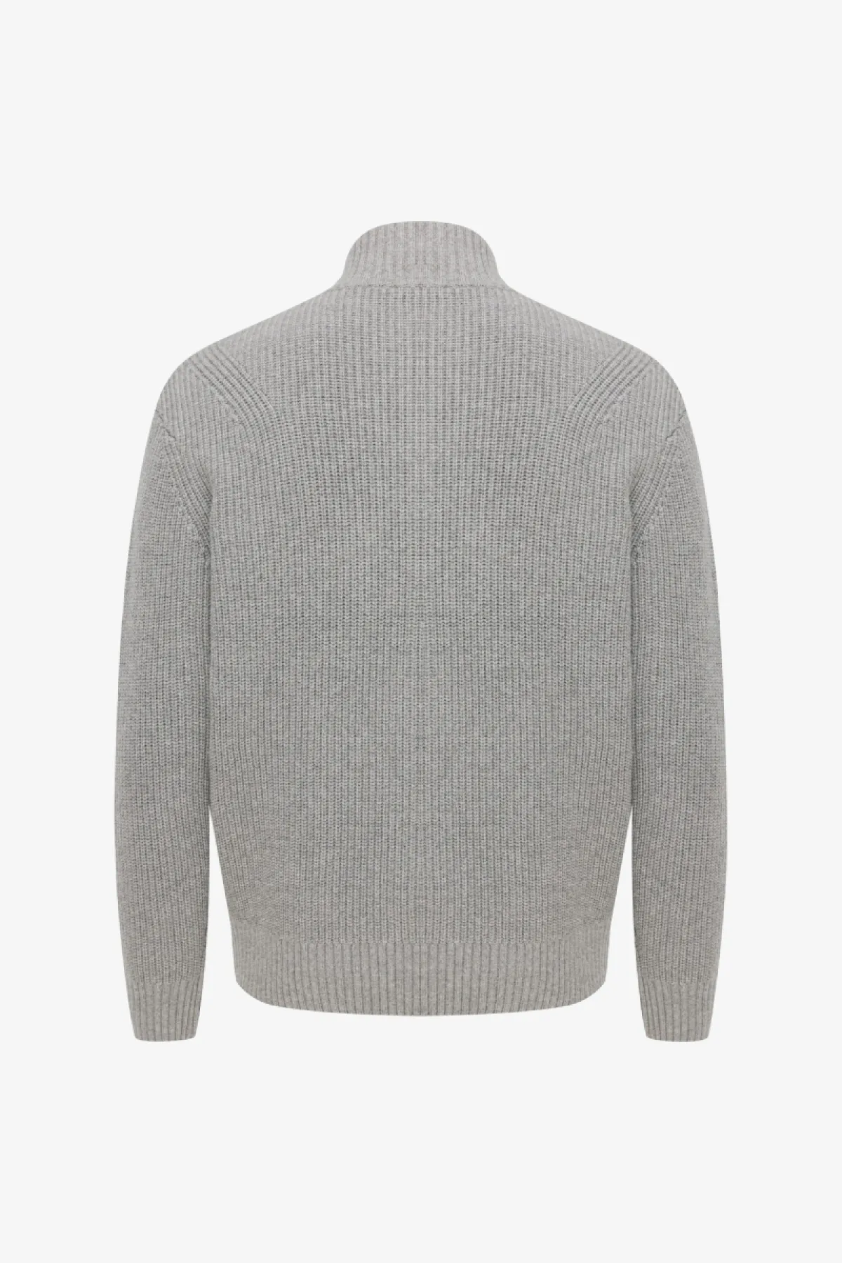 Turtle Zip Cardigan | Lichtgrijs