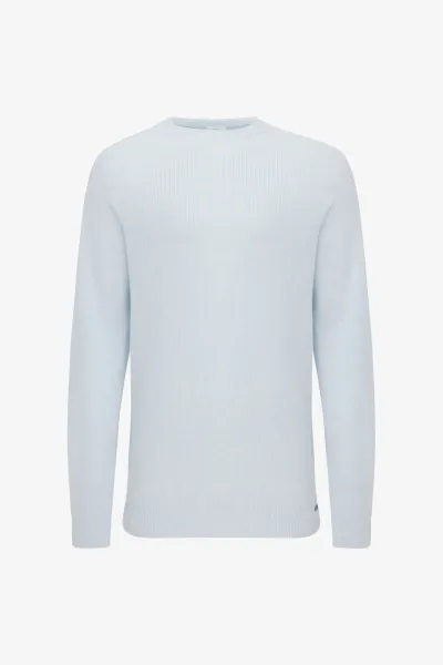 Knitted Roundneck | Lichtblauw
